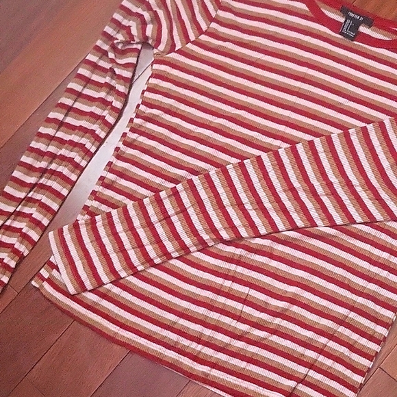 Forever 21 Super Soft Stripey Long Sleeve Shirt - Picture 3 of 5